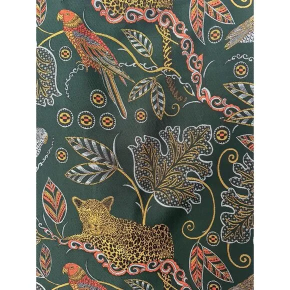 J. Crew No. 2 Pencil Skirt In Ornate Jungle Print Size 0 - Picture 4 of 7